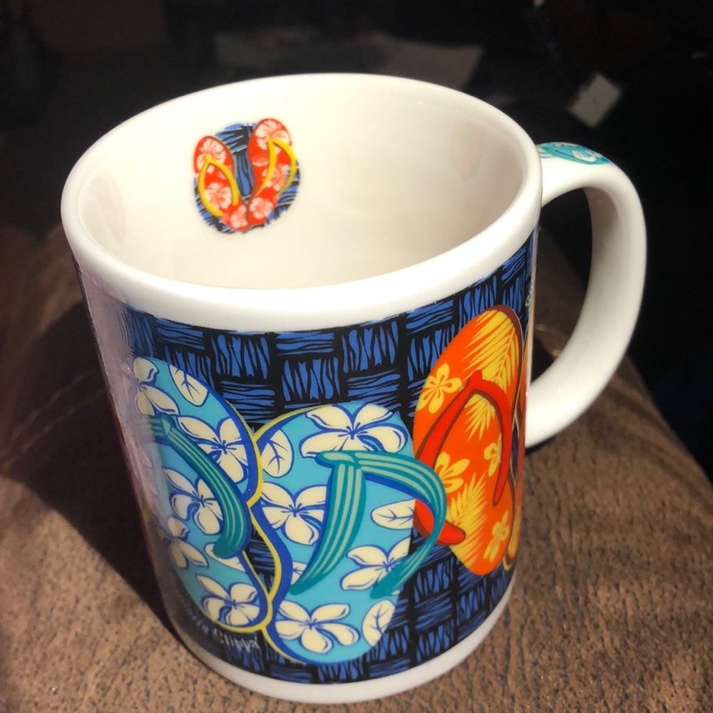 Summer sandal mug new in box never used